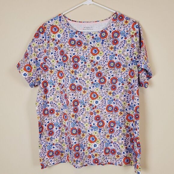 The Talbots Tee Floral Shirt Size 2X - Picture 1 of 5